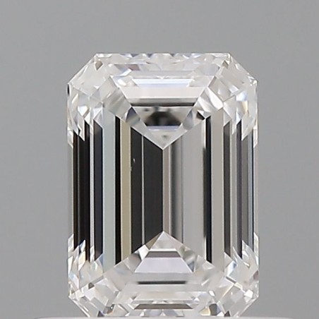 Diament szlif szmaragdowy, 0.51ct, VS1, D, GIA 7526682741