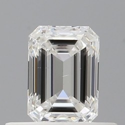 Diament szlif szmaragdowy, 0.5ct, VS2, F, GIA 7538521441