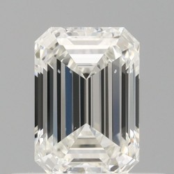 Diament szlif szmaragdowy, 0.51ct, VS2, G, GIA 6532744656