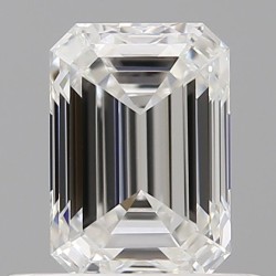Diament szlif szmaragdowy, 0.7ct, VS1, F, GIA 2528192547