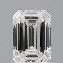 Diament szlif szmaragdowy, 0.52ct, VS2, F, GIA 6531135332