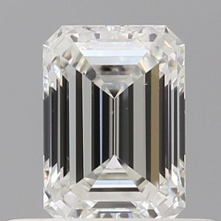 Diament szlif szmaragdowy, 0.51ct, VS2, G, GIA 6531135548