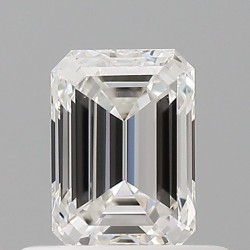 Diament szlif szmaragdowy, 0.5ct, VS2, F, GIA 6531591541