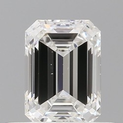 Diament szlif szmaragdowy, 0.5ct, VS2, F, GIA 2536760312