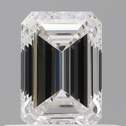 Diament szlif szmaragdowy, 0.5ct, VVS1, E, GIA 6532759406