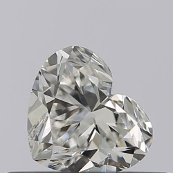 Diament serce, 0.41ct, VVS1, F, GIA 2537550449