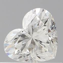 Diament serce, 0.5ct, VVS1, H, GIA 6522449224