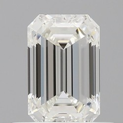 Diament szlif szmaragdowy, 0.5ct, VVS1, H, GIA 6531113736
