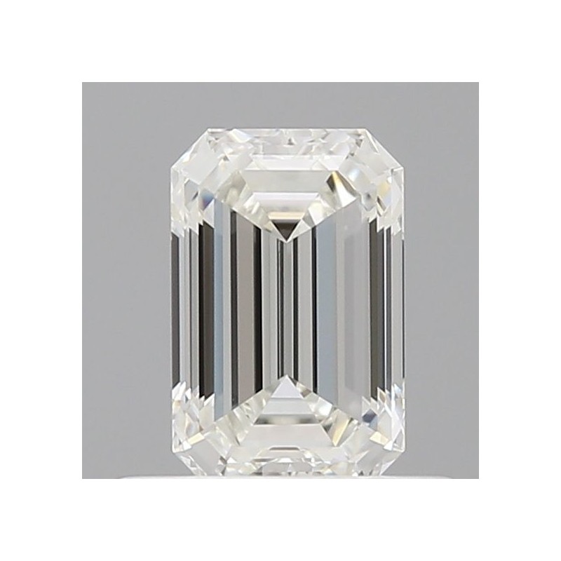 Diament szlif szmaragdowy, 0.5ct, VVS1, H, GIA 6531113736
