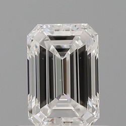Diament szlif szmaragdowy, 0.5ct, VS1, E, GIA 6532251201