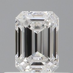 Diament szlif szmaragdowy, 0.53ct, VS1, D, GIA 5523682666