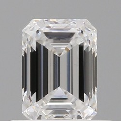 Diament szlif szmaragdowy, 0.52ct, VS1, D, GIA 2536595385