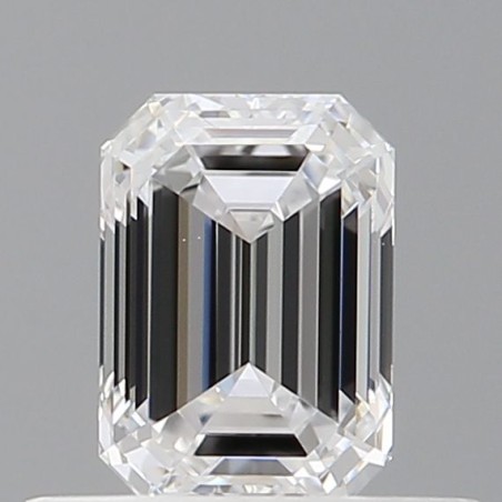 Diament szlif szmaragdowy, 0.51ct, VS1, D, GIA 7532260067