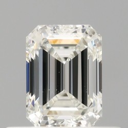 Diament szlif szmaragdowy, 0.5ct, VS1, H, GIA 6535761573