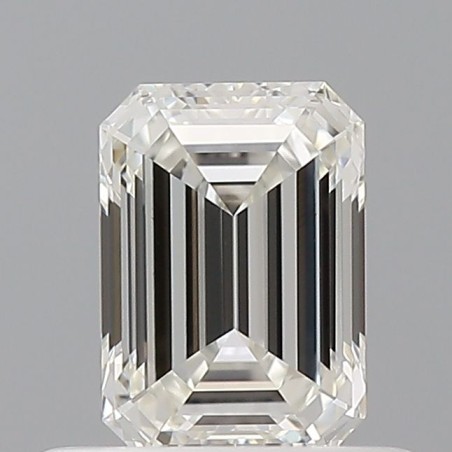 Diament szlif szmaragdowy, 0.5ct, VVS1, H, GIA 6535135598