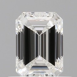 Diament szlif szmaragdowy, 0.5ct, VVS1, F, GIA 7531134489