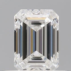 Diament szlif szmaragdowy, 0.53ct, VVS1, E, GIA 6532593859