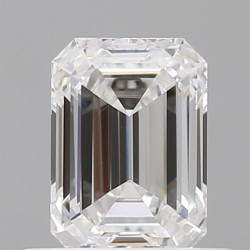 Diament szlif szmaragdowy, 0.52ct, VVS2, E, GIA 6531250625