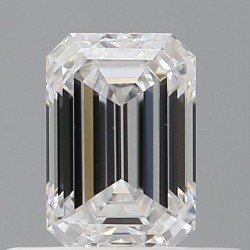 Diament szlif szmaragdowy, 0.5ct, VVS2, D, GIA 6525978493