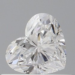 Diament serce, 0.5ct, VVS1, D, GIA 6521199403