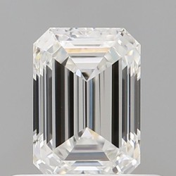 Diament szlif szmaragdowy, 0.5ct, VS1, F, GIA 6535468376
