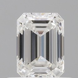 Diament szlif szmaragdowy, 0.52ct, VS1, F, GIA 7536127077