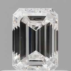 Diament szlif szmaragdowy, 0.5ct, VVS2, E, GIA 7528990807