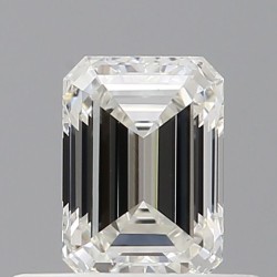Diament szlif szmaragdowy, 0.5ct, VVS2, H, GIA 1538595487