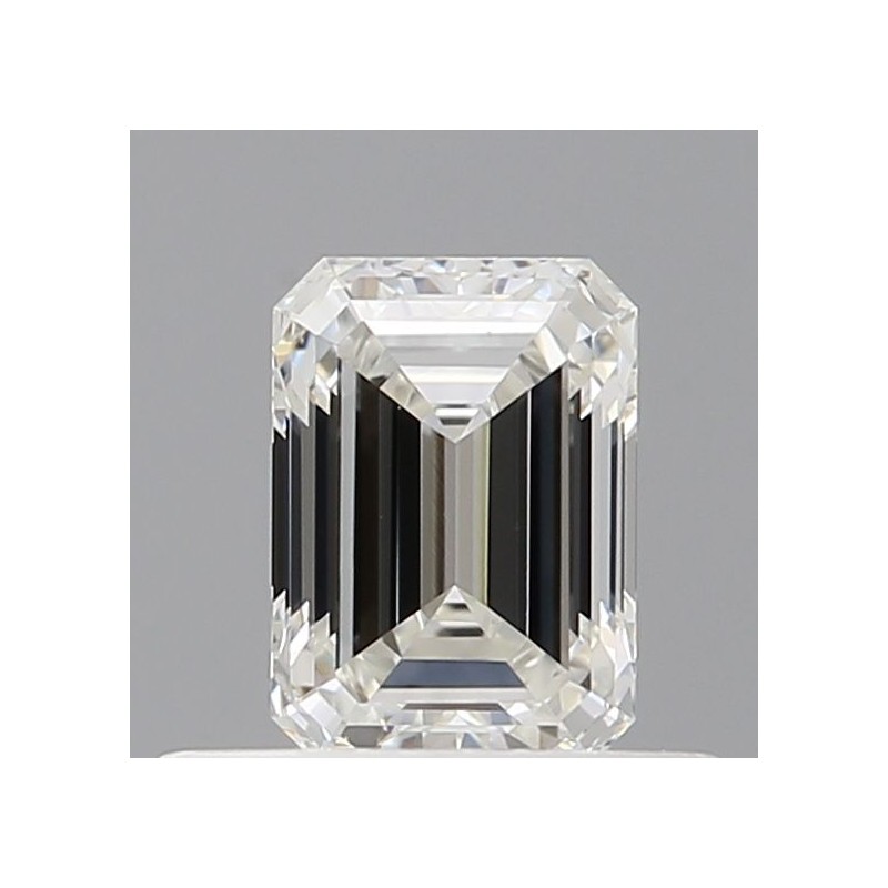 Diament szlif szmaragdowy, 0.5ct, VVS2, H, GIA 1538595487