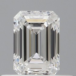 Diament szlif szmaragdowy, 0.5ct, VVS2, E, GIA 2527977337