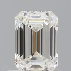 Diament szlif szmaragdowy, 0.6ct, VS1, G, GIA 6535480125