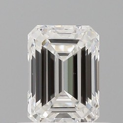 Diament szlif szmaragdowy, 0.5ct, VS1, F, GIA 2537593816