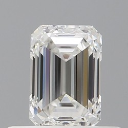 Diament szlif szmaragdowy, 0.5ct, VS1, F, GIA 6531644148