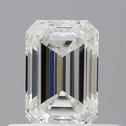 Diament szlif szmaragdowy, 0.53ct, VS1, F, GIA 6532742874