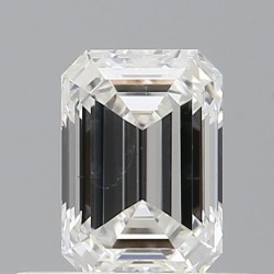 Diament szlif szmaragdowy, 0.53ct, SI1, G, GIA 6535473696