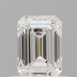 Diament szlif szmaragdowy, 0.5ct, VVS1, F, GIA 6532525165