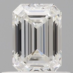 Diament szlif szmaragdowy, 0.7ct, VS2, G, GIA 7528122545