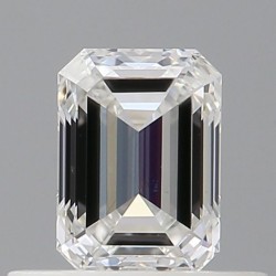 Diament szlif szmaragdowy, 0.5ct, VS1, F, GIA 2537119643
