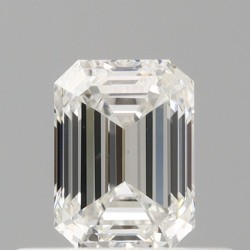 Diament szlif szmaragdowy, 0.5ct, VS2, F, GIA 2534525175