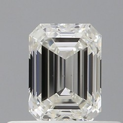Diament szlif szmaragdowy, 0.5ct, VS1, H, GIA 7533113851