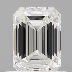 Diament szlif szmaragdowy, 0.7ct, VS1, F, GIA 6521192604