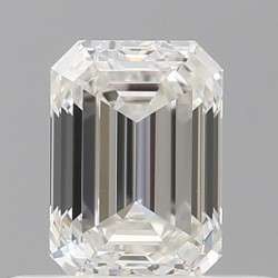 Diament szlif szmaragdowy, 0.5ct, VVS2, G, GIA 6535644301