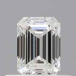 Diament szlif szmaragdowy, 0.5ct, VS2, F, GIA 6532595414