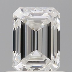 Diament szlif szmaragdowy, 0.7ct, VS1, F, GIA 6531593613