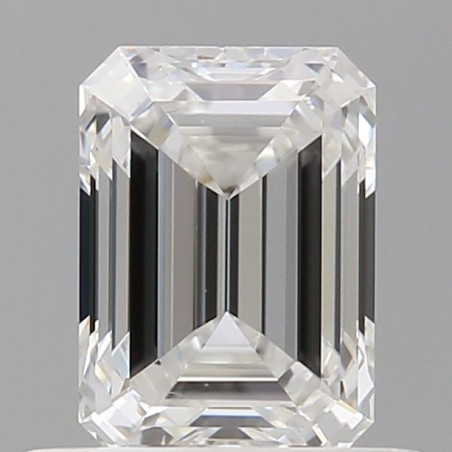 Diament szlif szmaragdowy, 0.7ct, VS1, F, GIA 6531593613