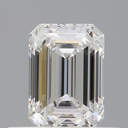 Diament szlif szmaragdowy, 0.5ct, VVS2, D, GIA 6522287075