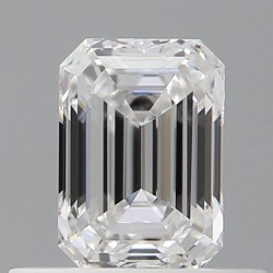 Diament szlif szmaragdowy, 0.5ct, VVS2, D, GIA 2527976937