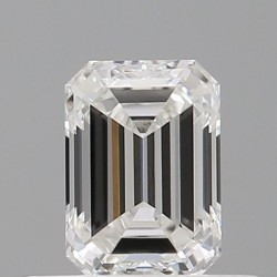 Diament szlif szmaragdowy, 0.51ct, VVS2, F, GIA 2516343542
