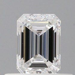 Diament szlif szmaragdowy, 0.5ct, VVS1, D, GIA 2536521431