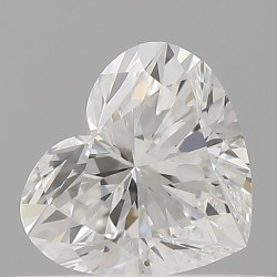Diament serce, 0.51ct, VVS2, F, GIA 7521122536